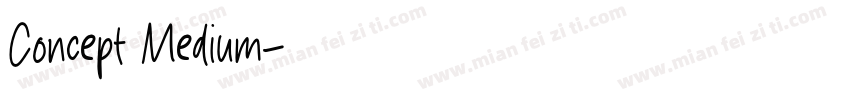 Concept Medium字体转换